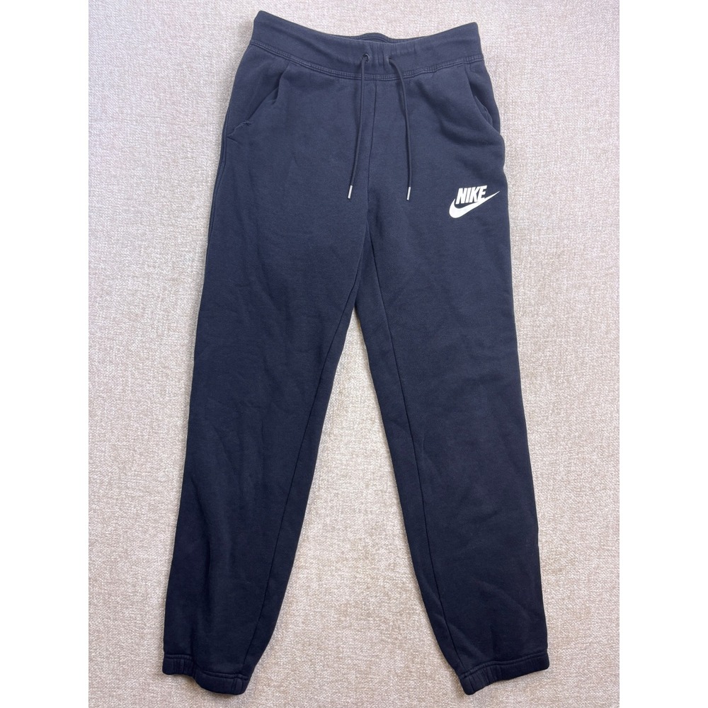 Nike Sportswear Club Fleece Joggers Mens Small Black Sweatpants